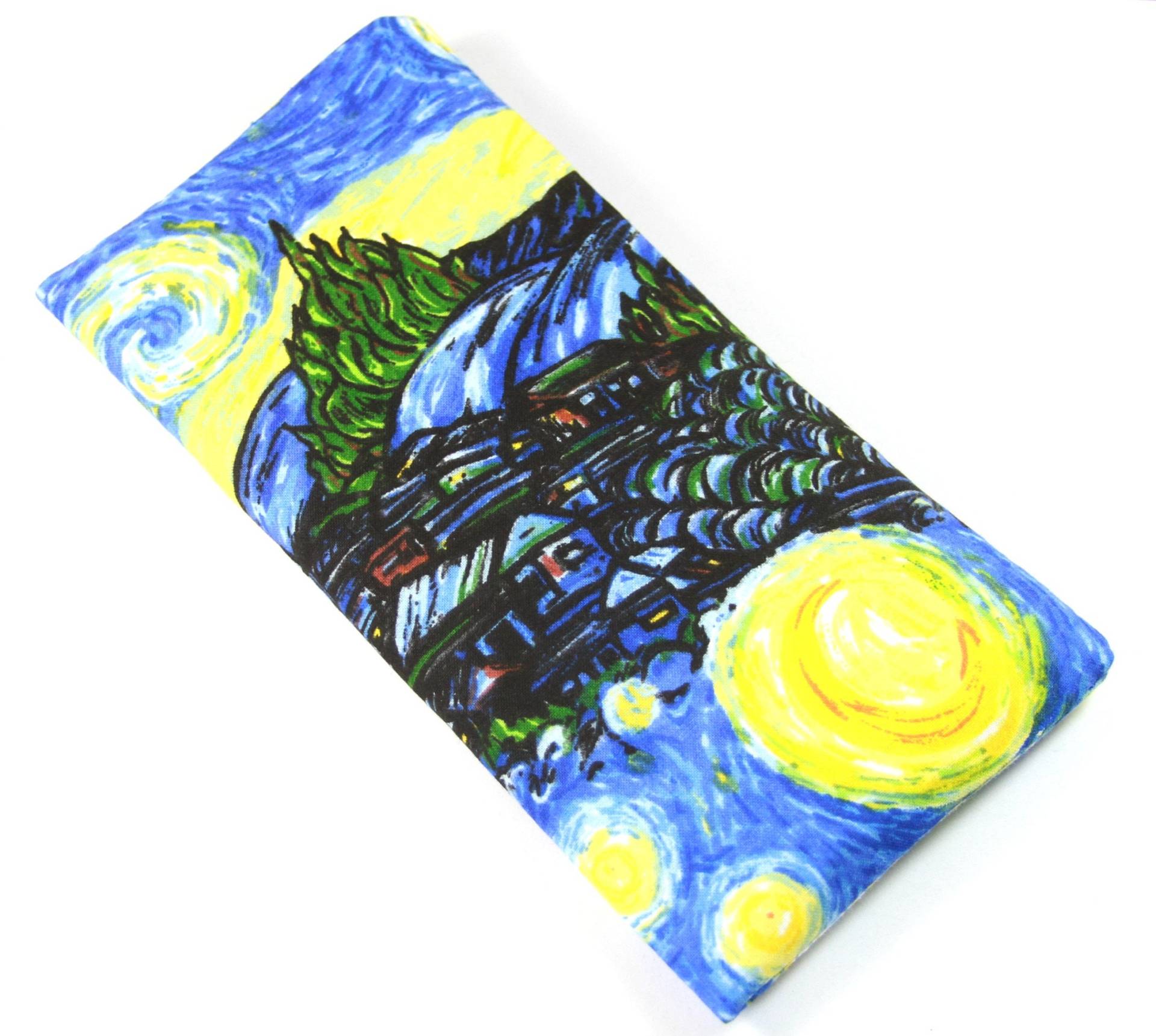 Stars Stoffbeutel, Sternennacht Sonnenbrillenbeutel, Brillenbeutel, Nachtdesignbeutel von FabricLoveandFun