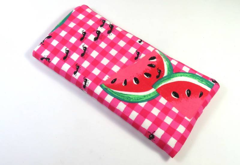 Watermelon Stofftaschen, Taschen Designtaschen, Ant-Design-Taschen, Wassermelonen-Stofftaschen, Sonnenbrillentaschen, Eyeglasentaschen von FabricLoveandFun