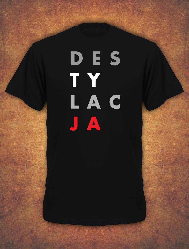 Destylacja Konstytucja Koszulka Protest Polska 2019 Unia Europejska Herren T-Shirt - Schwarz von FabricOfStyle