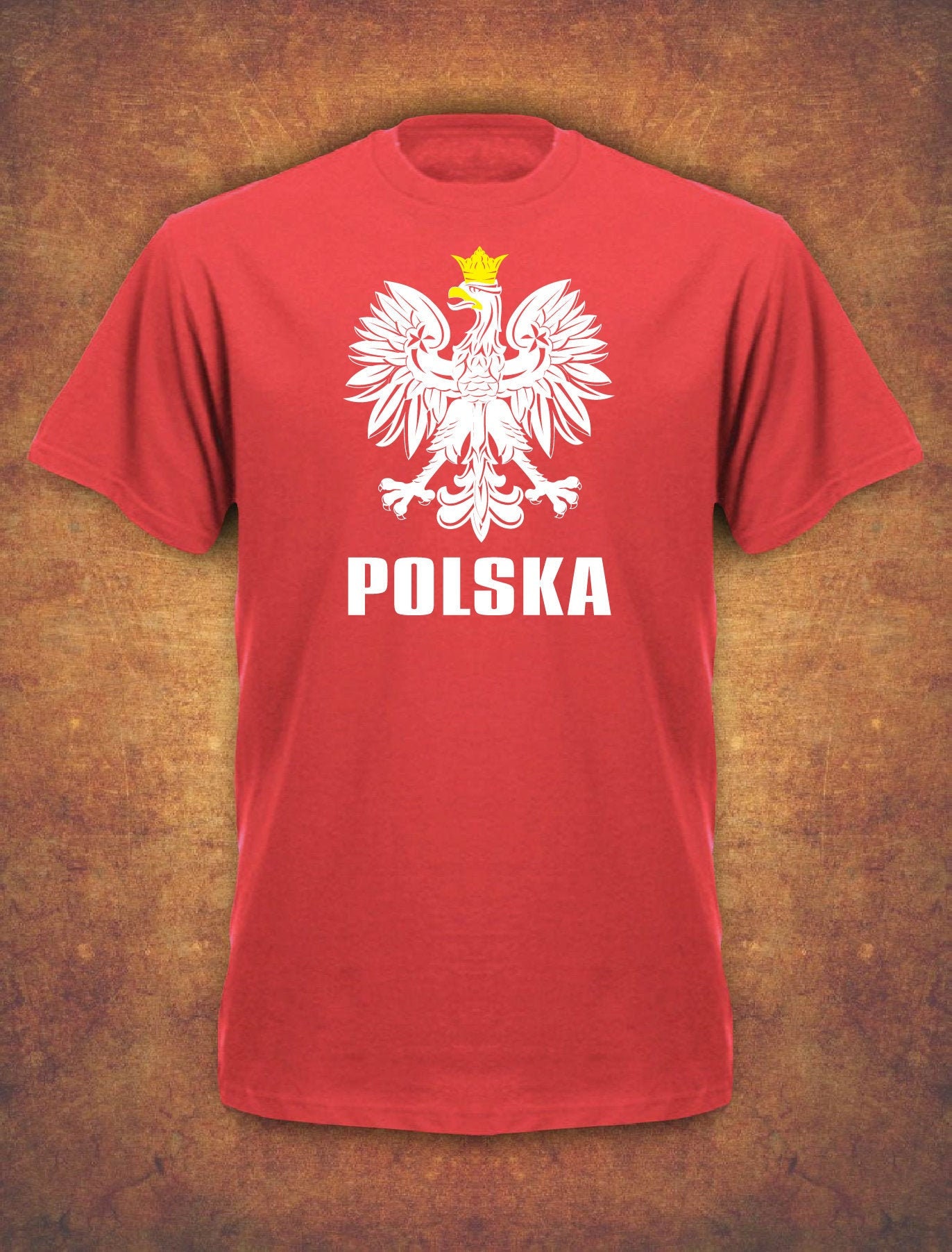 Koszulka Polska Polnisch Polen Fußball Kibic T-Shirt - Rot von FabricOfStyle