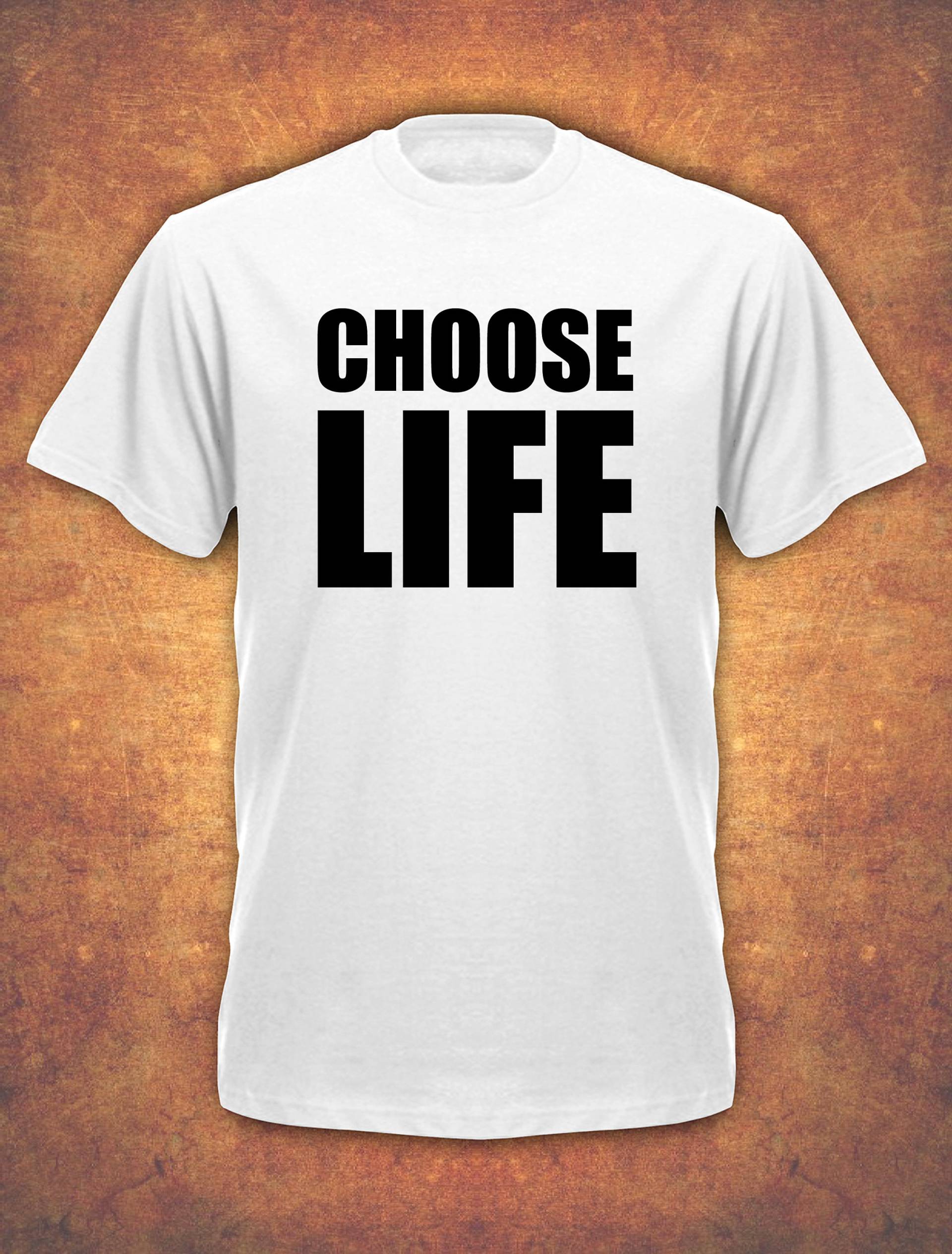 Wählen Sie Das Leben Wham Kostüm George Michael Retro 80Er Jahre Herren T-Shirt von FabricOfStyle