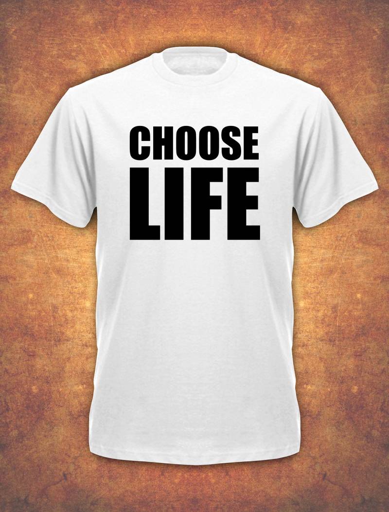 Wählen Sie Das Leben Wham Kostüm George Michael Retro 80Er Jahre Herren T-Shirt von FabricOfStyle