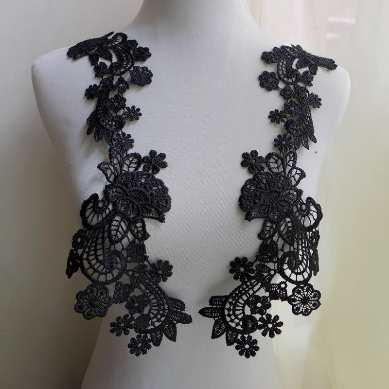 Brautspitze Applikation Set Für Spitzenschmuck, Abendkleider, Kostüme, Nähen von FabricTrims