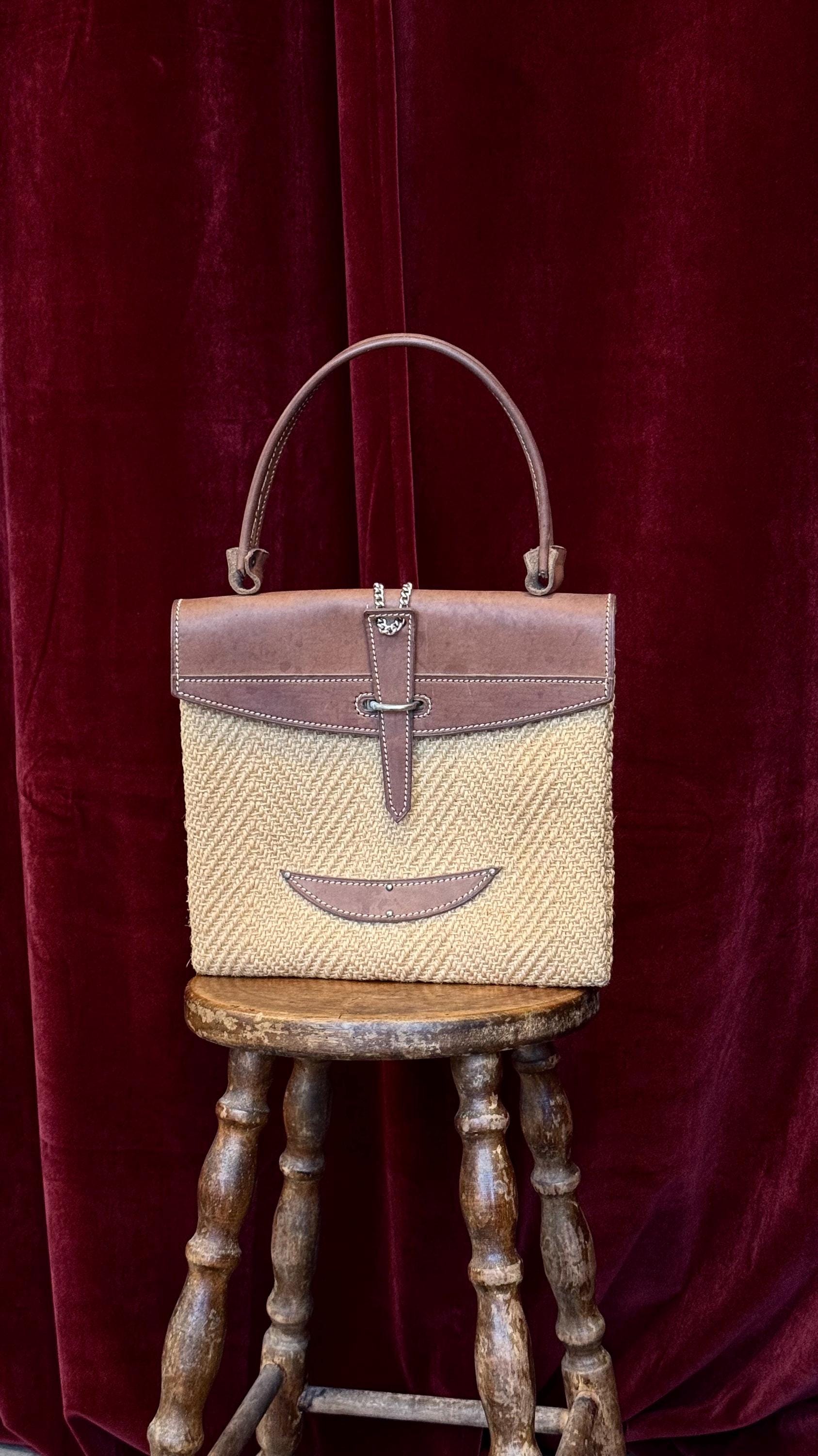 1960Er Jahre Vintage Henkeltasche 1960Er Jahre Vintage Henkeltasche von FabricbasicsVintage