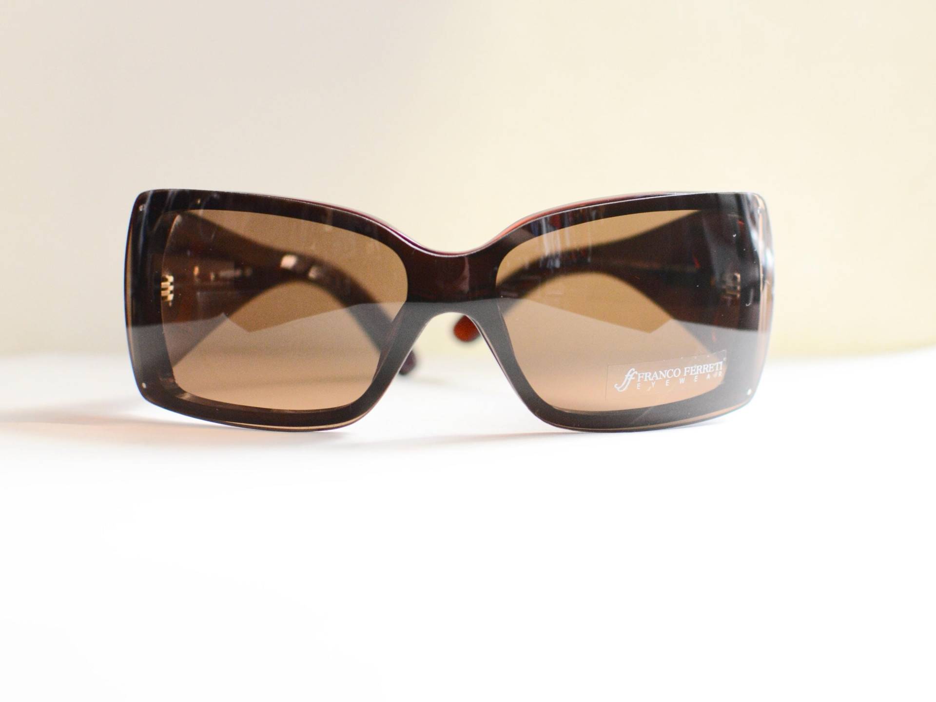 Square Deadstock Spiegel Sonnenbrille Unisex von FabricbasicsVintage
