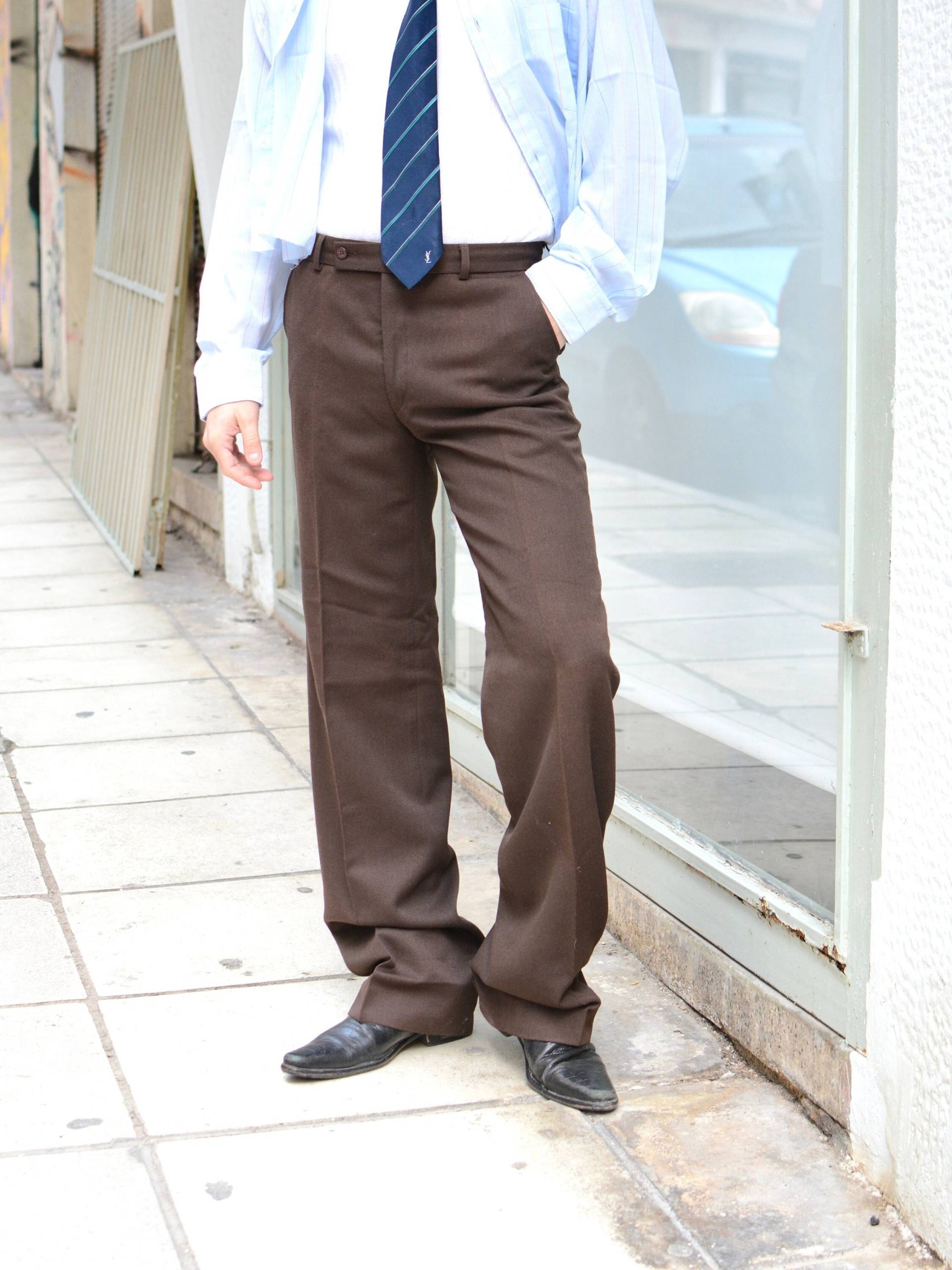 Vintage 90Er Jahre Braune Anzughose Vintage 90Er Jahre Braune Anzughose von FabricbasicsVintage