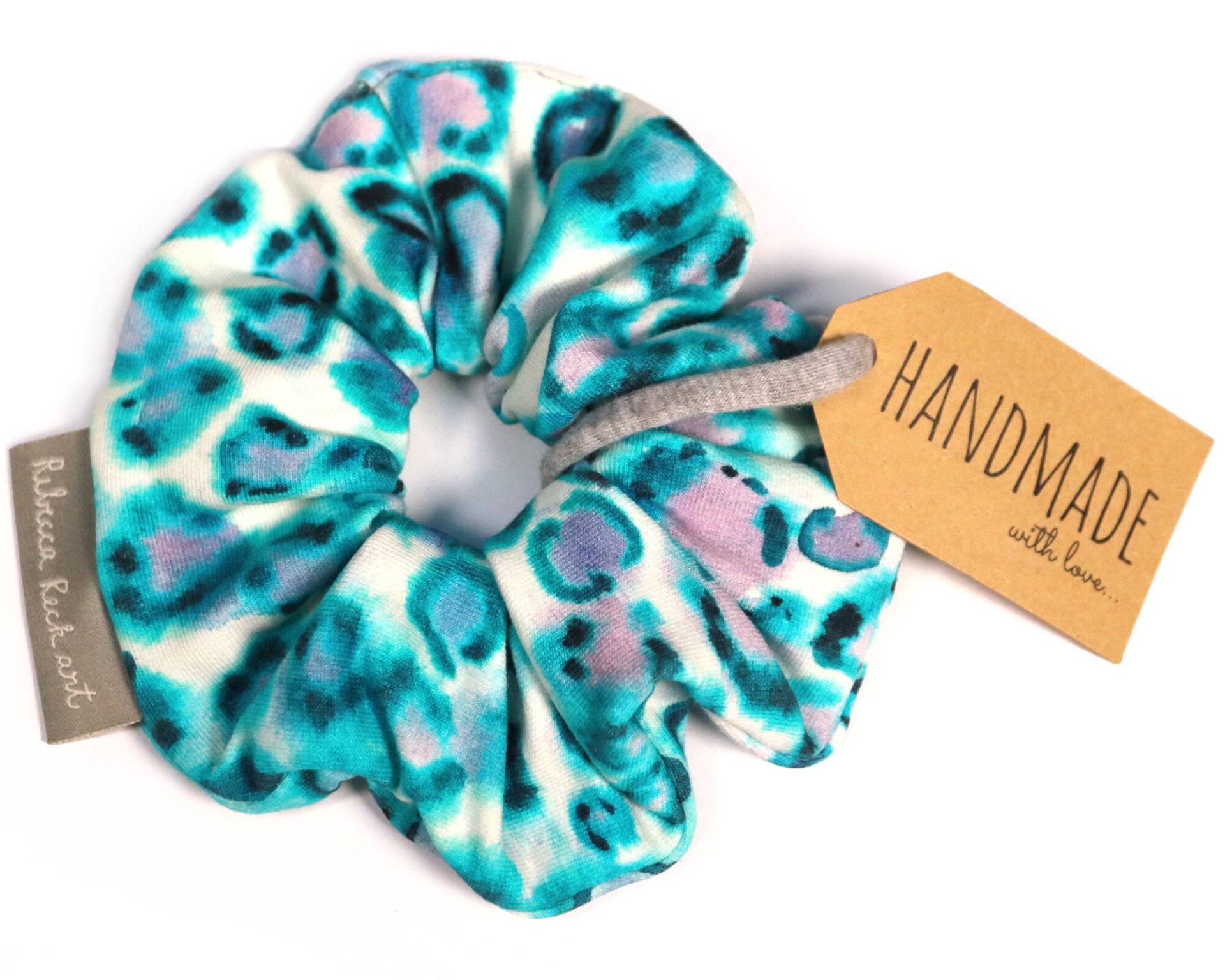 Scrunchie Blue Leopard von FabricfulMind