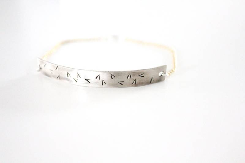 sterling Silber Minimal Armband sterling Silber Minimal Armband von FabrikaArtsCrafts