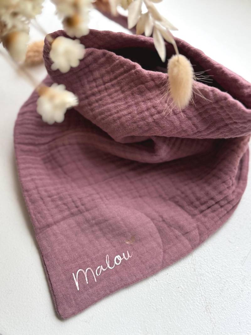 Halstuch Baby Personalisiert, Mit Druckknopf, Atmungsaktives Aus Bio Musselin, Geschenk, Dreieckstuch, Sabbertuch, Geschenk Geburt Halstuch Baby Personalisiert, Mit Druckknopf, Atmungsaktives Aus Bio Musselin, Geschenk, Dreieckstuch, Sabbertuch, Geschenk Geburt von FabriniHandmade