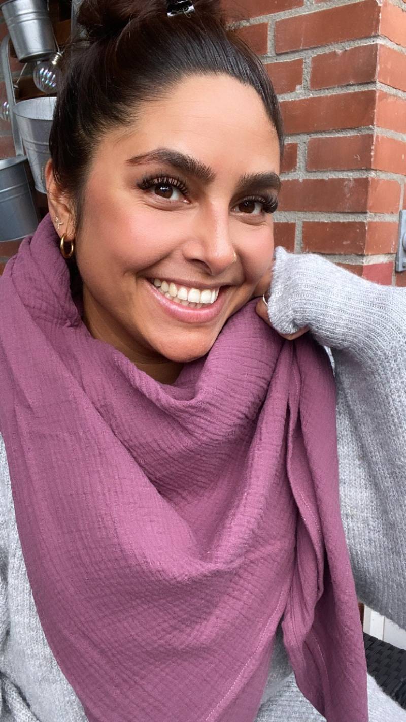 xxl Halstuch ???? Für Erwachsene, Accessoires, Schal, Pucktuch, Biomusselin, Ca. 130x130 cm, Quadratisch, Personalisierung, Organic xxl Halstuch ???? Für Erwachsene, Accessoires, Schal, Pucktuch, Biomusselin, Ca. 130x130 cm, Quadratisch, Personalisierung, Organic von FabriniHandmade