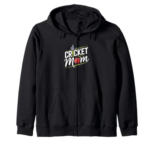 Cricket-Mama Cricket-Liebhaber Kapuzenjacke Cricket-Mama Cricket-Liebhaber Kapuzenjacke von Fabrinity