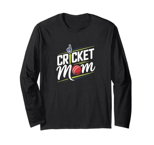 Cricket-Mama Cricket-Liebhaber Langarmshirt Cricket-Mama Cricket-Liebhaber Langarmshirt von Fabrinity