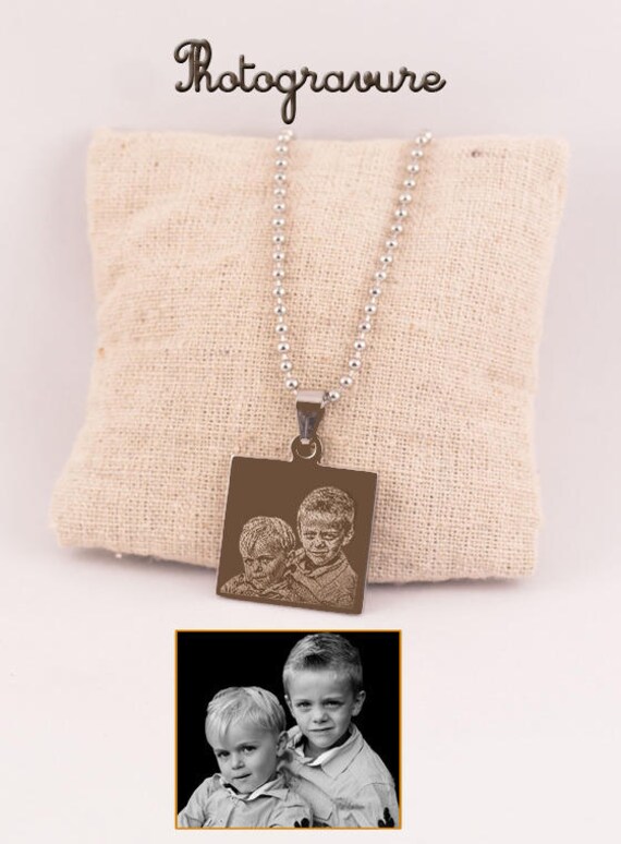 Projektionseinsatz Stahl Quadrat Anhänger - Personalisierte Muttertag Oder Vatertag von Fabriqueatresors