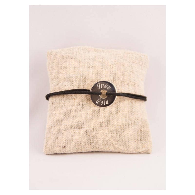 Target Herrenarmband Aus Echtem Silber Mit Gravur, Personalisierbar von Fabriqueatresors