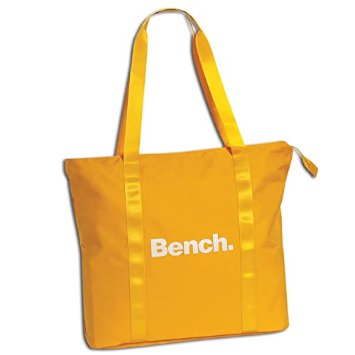 Bench. Damen Schulter Tasche Shopper Henkeltsche 43 x 40 cm (gelb) von Fabrizio