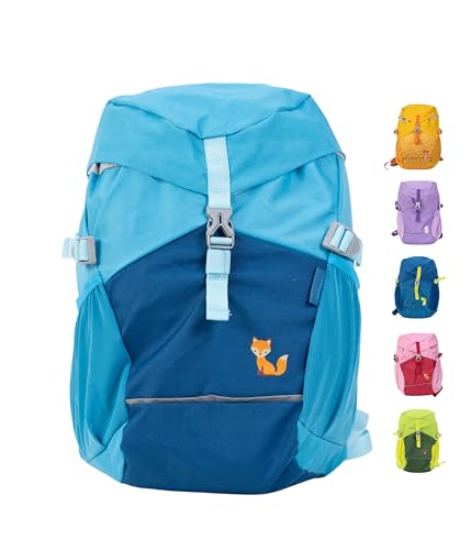 Fabrizio® Kinderrucksack 12L – Leichter & robuster Rucksack für Kinder ab 6 Jahren – Gepolsterte Träger & Brustgurt – Viel Stauraum & reflektierende Elemente – Perfekt für Wanderausflüge – marineblau von Fabrizio