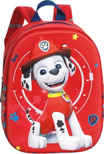 Fabrizio Kids Paw Patrol 3D Rucksack 29 cm 29cm 6L Rot von Fabrizio
