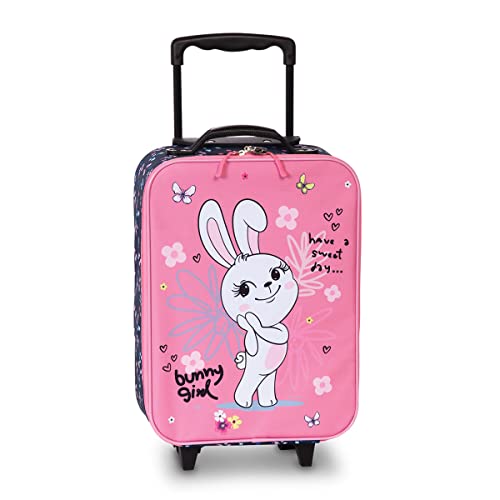 Fabrizio Kindertrolly Mädchen Jungen Kinder Reise Trolly Kindergepäck Kinderkoffer Spielkoffer Handgepäck Kabinengepäck Trolley Spielekoffer Spieltrolley Kinderzimmer von Fabrizio