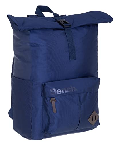 Fabrizio Rucksack Roll Top Herren Damen Bench Terra mit Laptopfach groß 64177-5000 Blau von Fabrizio