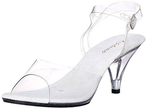 Fabulicious Damen BELLE-308 Offene Sandalen, Transparent (CLR/CLR), 41.5 EU von Fabulicious