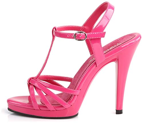 Fabulicious Damen Fla420/HP/M Plateau-Sandalen, Hot Pink Patent/Hot Pink, 49 EU von Fabulicious