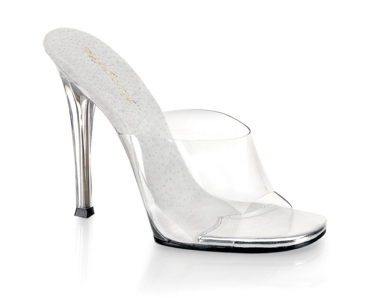 Fabulicious GALA-01 Fabulicious High-Heels Pantoletten transparent mit Lederinnens High-Heel-Stiefel von Fabulicious