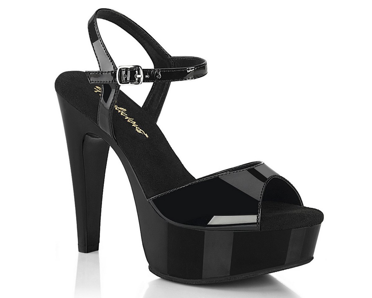 Fabulicious MARTINI-509 Fabulicious vegan Dmaen High Heels Plateausandaletten schw High-Heel-Stiefel von Fabulicious