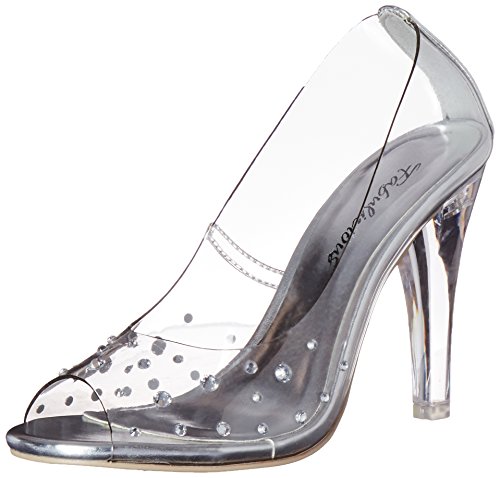 Pleaser Clearly 420, Damen Pumps, Transparent (Clr Lucite), 41 EU von Fabulicious