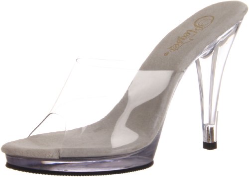 Pleaser Fla401/c/m, Damen Pumps, Transparent (Clear), 37 EU (4 UK) von Fabulicious