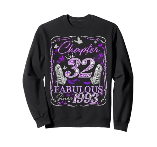 Chapter 30 Fabulous Birthday for Women Born in 1995 Sweatshirt von Fabulous Chapter 30 Birthday Style