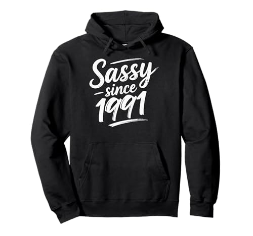 Funny Attitude Sassy Since 1991 Retro Mama Wife Sass Queen Pullover Hoodie Funny Attitude Sassy Since 1991 Retro Mama Wife Sass Queen Pullover Hoodie von Fabulous Class Since 1991 Trendy Birthday Girl QFJ