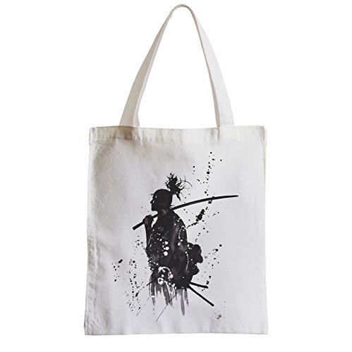 Fabulous Große Tasche Sack Einkaufsbummel Strand Schüler Samurai Katana Japan Bushido Schatten von Fabulous