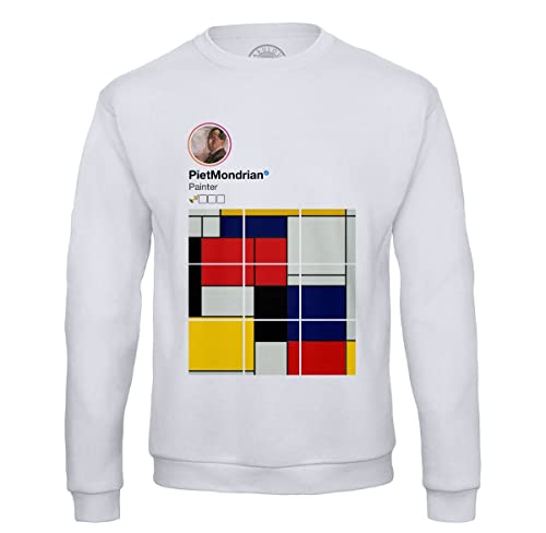 Fabulous Sweatshirt für Männer Piet Mondrian Maler für soziale Netzwerke von Fabulous