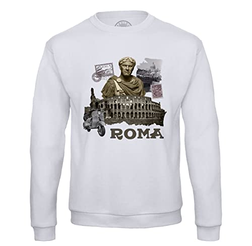 Fabulous Sweatshirt für Männer Roma Vintage Collage Rom Reisen Geschichte Tourismus von Fabulous