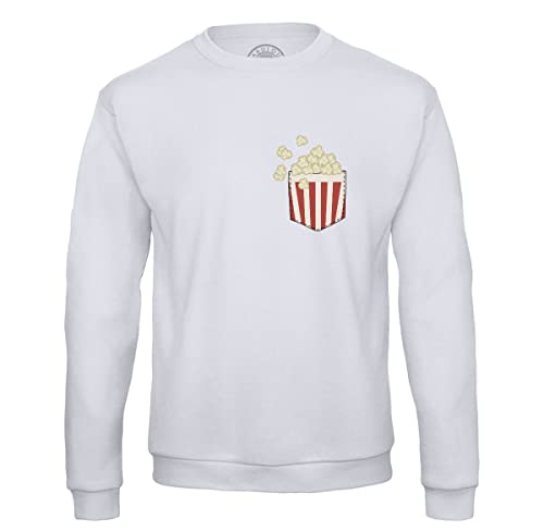 Fabulous Sweatshirt für Männer Überraschungstasche Popcorn Straßenessen Film Zeichnung von Fabulous