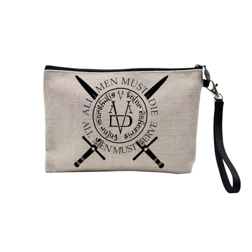Tasche aus Leinen – All Men Must Die Valaar Morgulis TV-Serie – Kosmetiktasche aus Leinen in Leinenoptik – Geldbörse – 15 x 10 cm, leinen, 23.5 x 15 cm, Kosmetiktasche von Fabulous