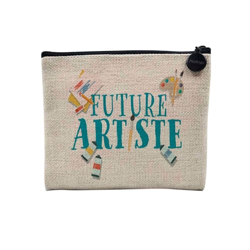 Tasche aus Leinen – Future Künstler Maler Art Skulptur – Kosmetiktasche aus Leinen in Leinenoptik – Geldbörse – 15 x 10 cm, leinen, 15 x 10 cm, Kosmetiktasche Tasche aus Leinen – Future Künstler Maler Art Skulptur – Kosmetiktasche aus Leinen in Leinenoptik – Geldbörse – 15 x 10 cm, leinen, 15 x 10 cm, Kosmetiktasche von Fabulous