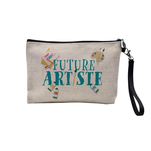 Tasche aus Leinen – Future Künstler Maler Art Skulptur – Kosmetiktasche aus Leinen in Leinenoptik – Geldbörse – 15 x 10 cm, leinen, 23.5 x 15 cm, Kosmetiktasche Tasche aus Leinen – Future Künstler Maler Art Skulptur – Kosmetiktasche aus Leinen in Leinenoptik – Geldbörse – 15 x 10 cm, leinen, 23.5 x 15 cm, Kosmetiktasche von Fabulous