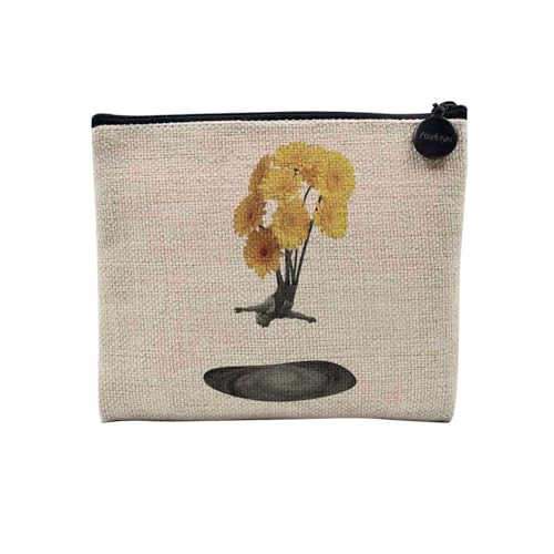 Tasche aus Leinen – Kollektion Creation Surrealistische Collage Art Surrealismus Skulptur Humor Ästhetik – Kosmetiktasche aus Leinen in Leinenoptik – Kulturbeutel – Geldbörse, Galaxy Taucher, 15 x 10 von Fabulous