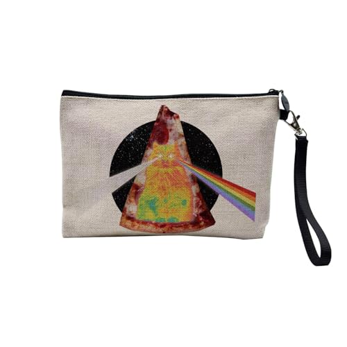 Tasche aus Leinen – Kollektion Creation Surrealistische Collage Art Surrealismus Skulptur Humor Ästhetik – Kosmetiktasche aus Leinen in Leinenoptik – Kulturbeutel – Geldbörse, Hemisphere, 23.5 x 15 von Fabulous