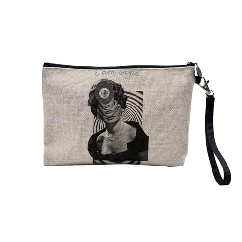 Tasche aus Leinen – Kollektion Creation Surrealistische Collage Art Surrealismus Skulptur Humor Ästhetik – Kosmetiktasche aus Leinen in Leinenoptik – Kulturbeutel – Geldbörse, I Am Sane, 23.5 x 15 cm, Tasche aus Leinen – Kollektion Creation Surrealistische Collage Art Surrealismus Skulptur Humor Ästhetik – Kosmetiktasche aus Leinen in Leinenoptik – Kulturbeutel – Geldbörse, I Am Sane, 23.5 x 15 cm, von Fabulous