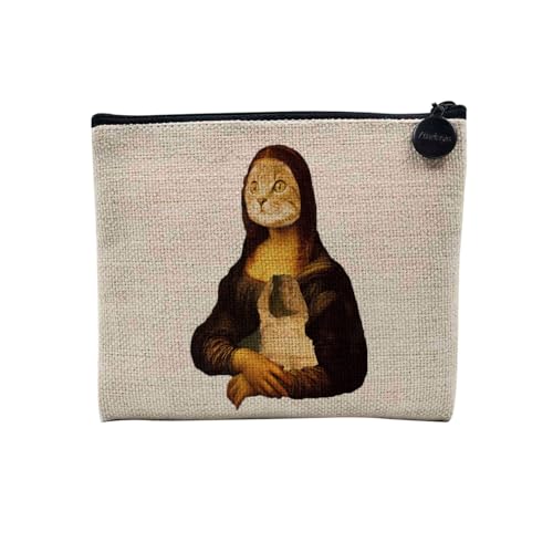 Tasche aus Leinen – Kollektion Creation Surrealistische Collage Art Surrealismus Skulptur Humor Ästhetik – Kosmetiktasche aus Leinen in Leinenoptik – Kulturbeutel – Geldbörse, Monalichat, 15 x 10 cm, Tasche aus Leinen – Kollektion Creation Surrealistische Collage Art Surrealismus Skulptur Humor Ästhetik – Kosmetiktasche aus Leinen in Leinenoptik – Kulturbeutel – Geldbörse, Monalichat, 15 x 10 cm, von Fabulous