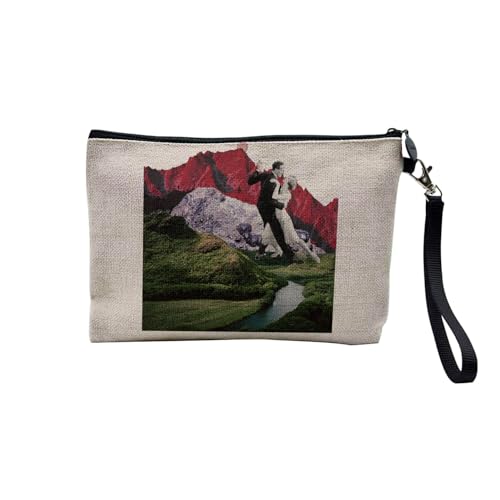Tasche aus Leinen – Kollektion Creation Surrealistische Collage Art Surrealismus Skulptur Humor Ästhetik – Kosmetiktasche aus Leinen in Leinenoptik – Kulturbeutel – Geldbörse, Riesentänzer, 23.5 x 15 Tasche aus Leinen – Kollektion Creation Surrealistische Collage Art Surrealismus Skulptur Humor Ästhetik – Kosmetiktasche aus Leinen in Leinenoptik – Kulturbeutel – Geldbörse, Riesentänzer, 23.5 x 15 von Fabulous