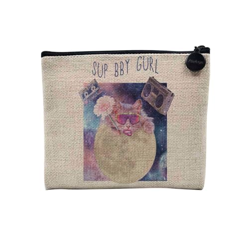 Tasche aus Leinen – Kollektion Creation Surrealistische Collage Art Surrealismus Skulptur Humor Ästhetik – Kosmetiktasche aus Leinen in Leinenoptik – Kulturbeutel – Geldbörse, Sup Bby, 15 x 10 cm, Tasche aus Leinen – Kollektion Creation Surrealistische Collage Art Surrealismus Skulptur Humor Ästhetik – Kosmetiktasche aus Leinen in Leinenoptik – Kulturbeutel – Geldbörse, Sup Bby, 15 x 10 cm, von Fabulous