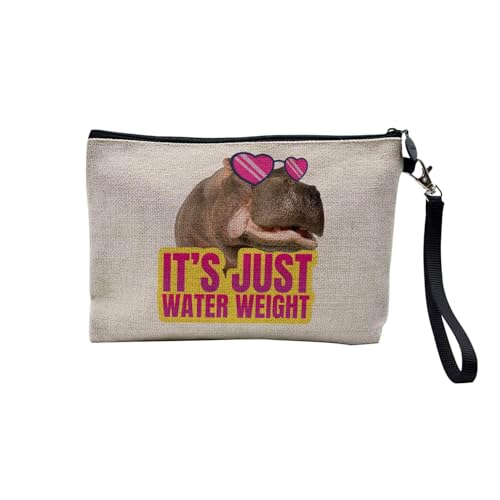 Tasche aus Leinen – Kollektion Creation Surrealistische Collage Art Surrealismus Skulptur Humor Ästhetik – Kosmetiktasche aus Leinen in Leinenoptik – Kulturbeutel – Geldbörse, Wasserfest, 23.5 x 15 von Fabulous