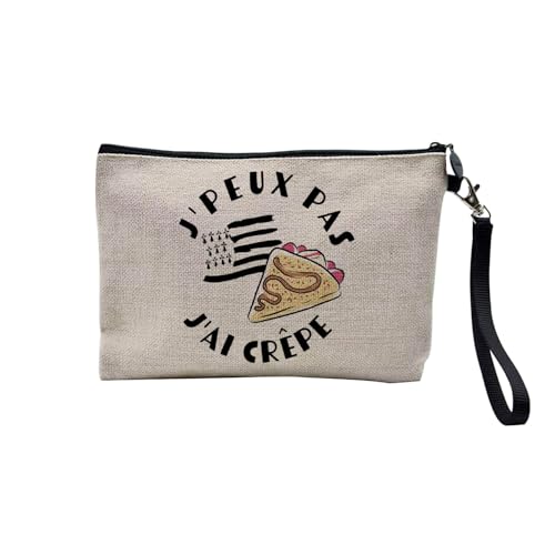 Tasche aus Leinen – Kollektion J'Peux Pas J'ai Humor Witz Passion Musikinstrument Sport Hobbies – Kosmetiktasche aus Leinen – Kulturbeutel – Geldbörse, Pfannkuchen, 23.5 x 15 cm, Kosmetiktasche Tasche aus Leinen – Kollektion J'Peux Pas J'ai Humor Witz Passion Musikinstrument Sport Hobbies – Kosmetiktasche aus Leinen – Kulturbeutel – Geldbörse, Pfannkuchen, 23.5 x 15 cm, Kosmetiktasche von Fabulous