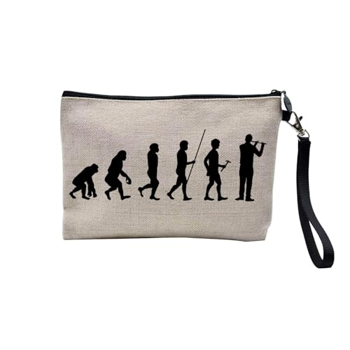 Tasche aus Leinen – Kollektion Parodie Evolution des Mannes Leidenschaft Sport Freizeit Musikinstrument Musik – Kosmetiktasche aus Leinen in Leinenoptik – Kulturbeutel – Geldbörse, Bansuri, 23.5 x 15 Tasche aus Leinen – Kollektion Parodie Evolution des Mannes Leidenschaft Sport Freizeit Musikinstrument Musik – Kosmetiktasche aus Leinen in Leinenoptik – Kulturbeutel – Geldbörse, Bansuri, 23.5 x 15 von Fabulous