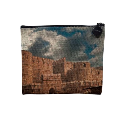 Tasche aus Leinen – Kollektion Plus Schöne Fotos von Indien Skulptur Kultur Reise Landschaft Stadt – Kosmetiktasche aus Leinen in Leinenoptik – Kulturbeutel – Geldbörse, Starke Agra 2, 15 x 10 cm, Tasche aus Leinen – Kollektion Plus Schöne Fotos von Indien Skulptur Kultur Reise Landschaft Stadt – Kosmetiktasche aus Leinen in Leinenoptik – Kulturbeutel – Geldbörse, Starke Agra 2, 15 x 10 cm, von Fabulous