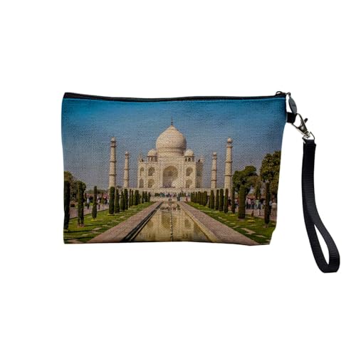Tasche aus Leinen – Kollektion Plus Schöne Fotos von Indien Skulptur Kultur Reise Landschaft Stadt – Kosmetiktasche aus Leinen in Leinenoptik – Kulturbeutel – Geldbörse, Taj Mahal, 23.5 x 15 cm, Tasche aus Leinen – Kollektion Plus Schöne Fotos von Indien Skulptur Kultur Reise Landschaft Stadt – Kosmetiktasche aus Leinen in Leinenoptik – Kulturbeutel – Geldbörse, Taj Mahal, 23.5 x 15 cm, von Fabulous