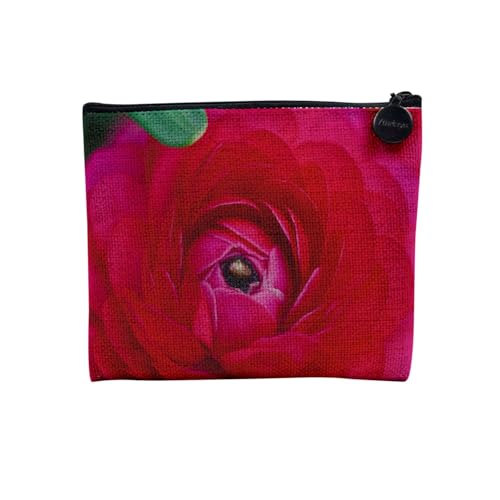 Tasche aus Leinen – Kollektion Rosa Blumen Foto Nahaufnahme Natur Illustrationen – Kosmetiktasche aus Leinen in Leinenoptik – Kulturbeutel – Geldbörse, Nahaufnahme, Rot, 15 x 10 cm, Kosmetiktasche Tasche aus Leinen – Kollektion Rosa Blumen Foto Nahaufnahme Natur Illustrationen – Kosmetiktasche aus Leinen in Leinenoptik – Kulturbeutel – Geldbörse, Nahaufnahme, Rot, 15 x 10 cm, Kosmetiktasche von Fabulous
